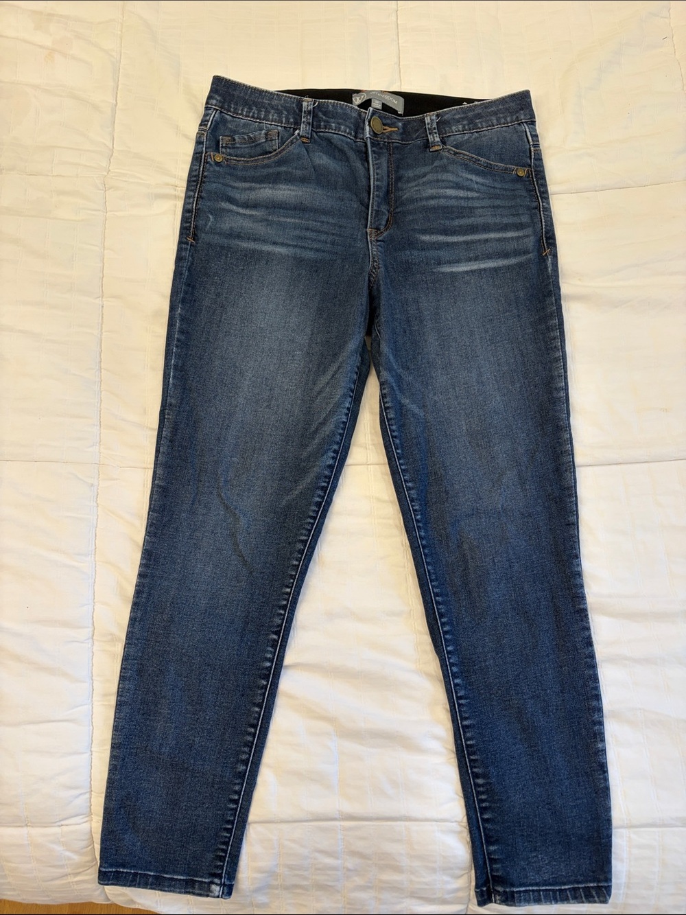 Wit & Wisdom Mid Wash Skinny Jeans